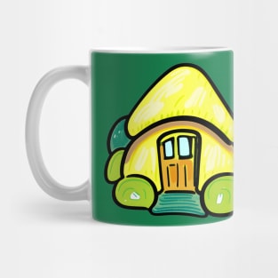 mushroom house Mug